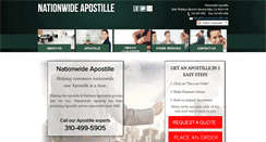 Desktop Screenshot of nationwideapostille.com